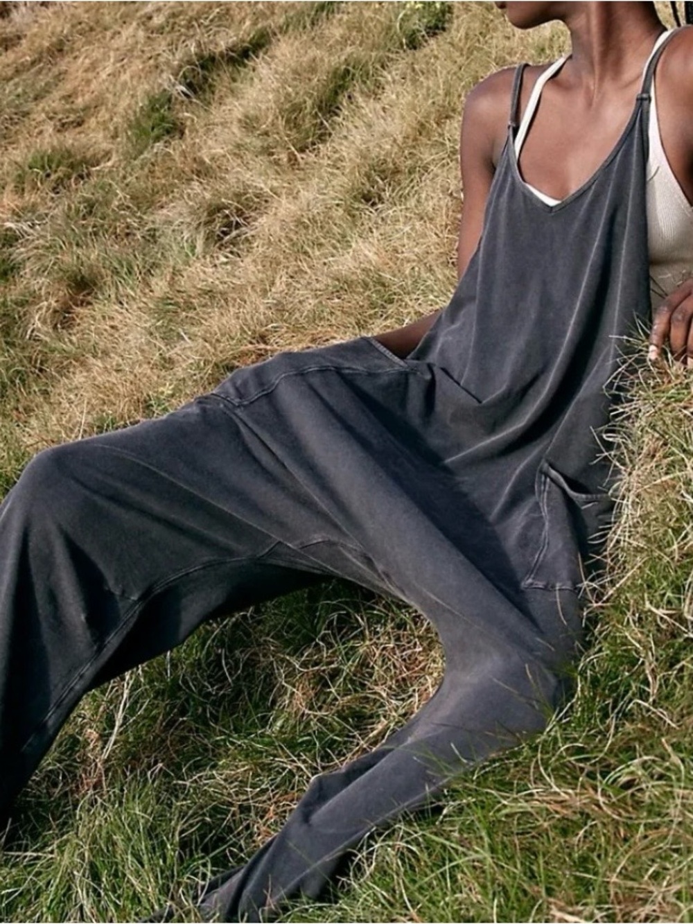 FP Movement by Free People: Hit Shot Onsie.Washed Black.NWOT